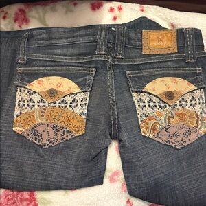 Frankie B. Patchwork edition  never worn - size 2 rare? Fan pocket?